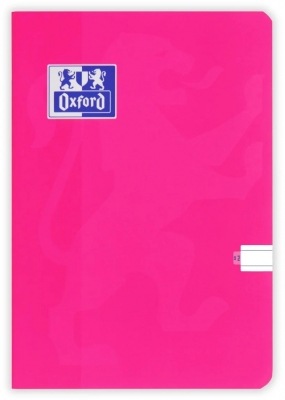 Caiet Oxford A5 48 file, patratele, hartie optik 90g, Oxford, diverse culori